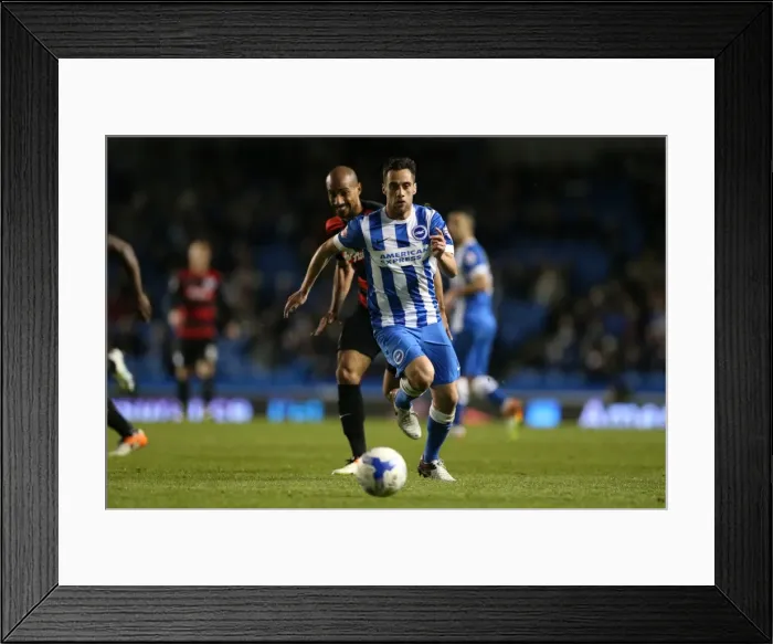 Framed Print : Intense Championship Showdown: Brighton and Hove Albion vs. QPR (19APR16) Framed Print : Intense Championship Showdown: Brighton and Hove Albion vs. QPR (19APR16)