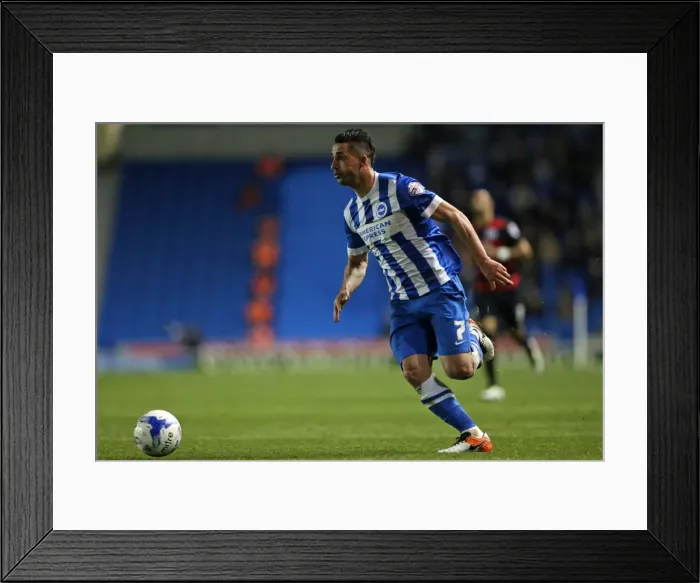 Framed Print : Intense Championship Showdown: Brighton and Hove Albion vs. QPR (19APR16) Framed Print : Intense Championship Showdown: Brighton and Hove Albion vs. QPR (19APR16)