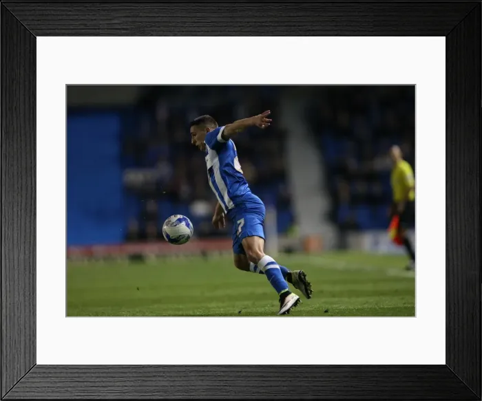 Framed Print : Intense Championship Showdown: Brighton and Hove Albion vs. QPR (19APR16) Framed Print : Intense Championship Showdown: Brighton and Hove Albion vs. QPR (19APR16)