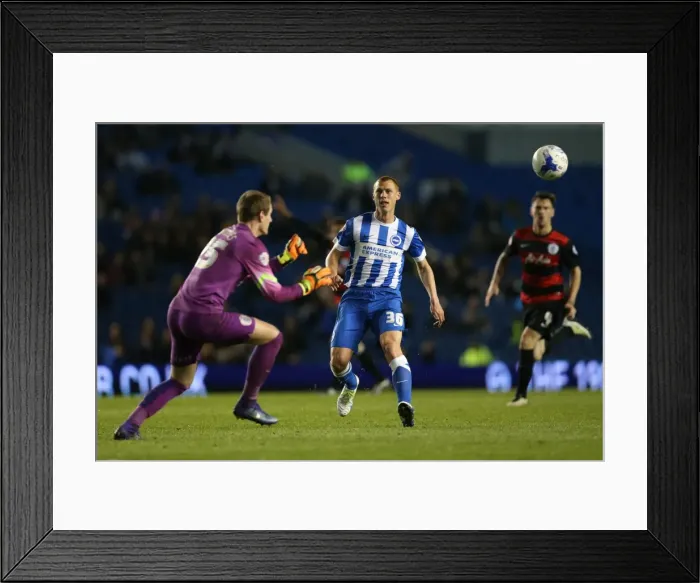 Framed Print : Intense Championship Showdown: Brighton and Hove Albion vs. QPR (19APR16) Framed Print : Intense Championship Showdown: Brighton and Hove Albion vs. QPR (19APR16)