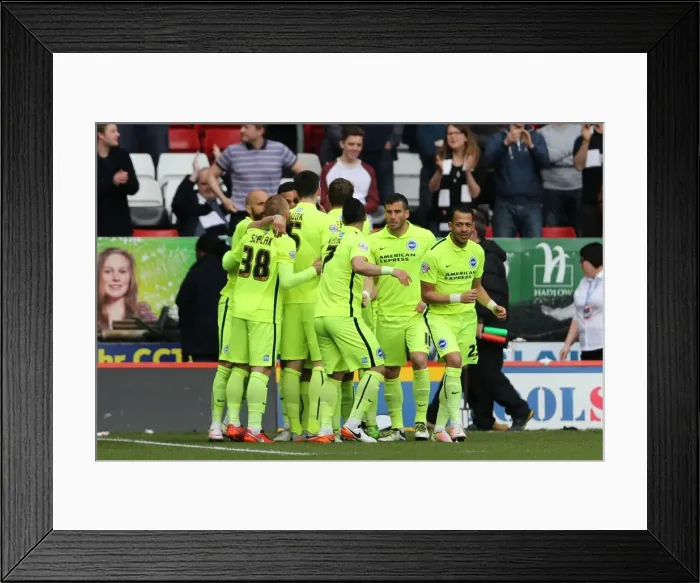 Framed Print : Intense Sky Bet Championship Clash: Charlton Athletic vs. Brighton and Hove Albion (23rd April 2016) Framed Print : Intense Sky Bet Championship Clash: Charlton Athletic vs. Brighton and Hove Albion (23rd April 2016)