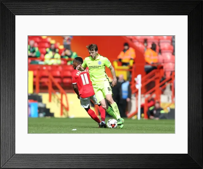 Framed Print : Brighton and Hove Albion vs Charlton Athletic: Sky Bet Championship Clash at The Valley (23 April 2016) Framed Print : Brighton and Hove Albion vs Charlton Athletic: Sky Bet Championship Clash at The Valley (23 April 2016)