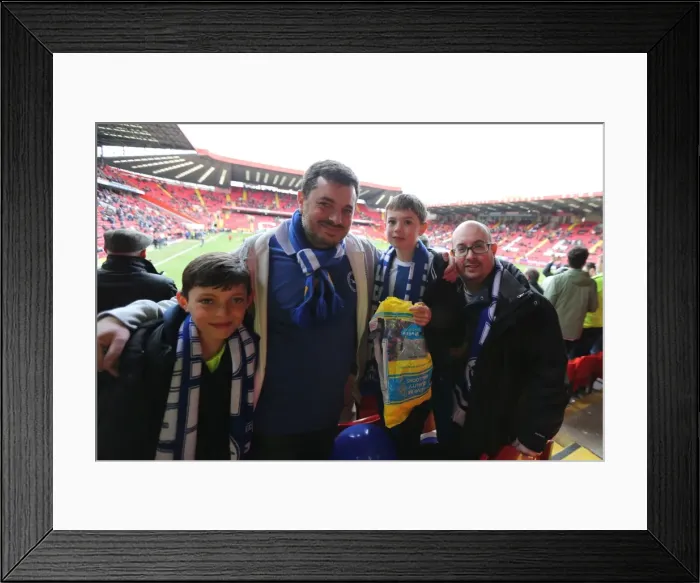 Framed Print : Intense Championship Showdown: Charlton Athletic vs. Brighton and Hove Albion (23APR16)