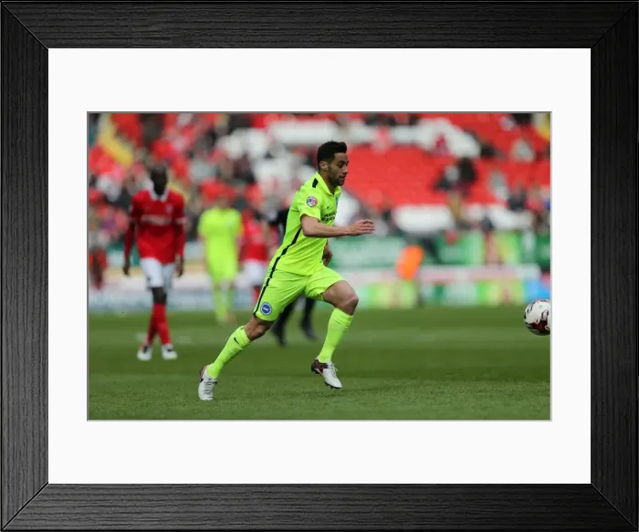 Framed Print : Intense Championship Showdown: Charlton Athletic vs. Brighton and Hove Albion (23APR16) Framed Print : Intense Championship Showdown: Charlton Athletic vs. Brighton and Hove Albion (23APR16)