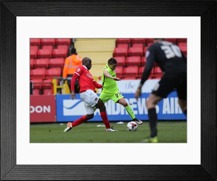 Framed Print : Intense Championship Showdown: Charlton Athletic vs. Brighton and Hove Albion (23APR16) Framed Print : Intense Championship Showdown: Charlton Athletic vs. Brighton and Hove Albion (23APR16)