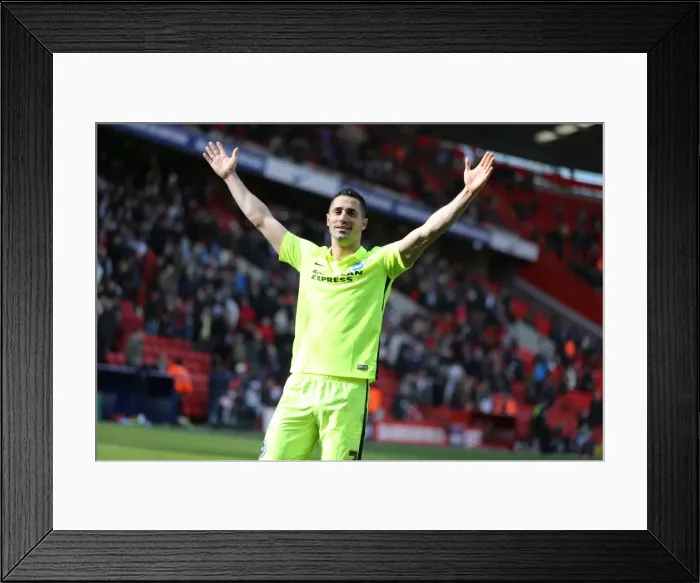 Framed Print : Intense Championship Showdown: Charlton Athletic vs. Brighton and Hove Albion (23APR16) Framed Print : Intense Championship Showdown: Charlton Athletic vs. Brighton and Hove Albion (23APR16)
