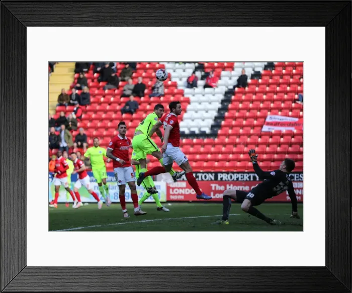 Framed Print : Intense Championship Showdown: Charlton Athletic vs. Brighton and Hove Albion (23APR16) Framed Print : Intense Championship Showdown: Charlton Athletic vs. Brighton and Hove Albion (23APR16)