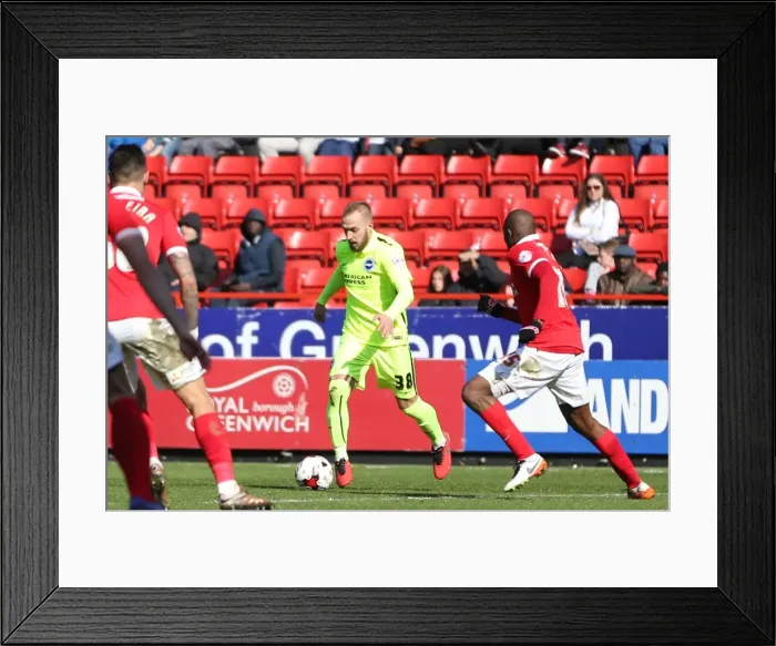 Framed Print : Charlton Athletic vs. Brighton and Hove Albion: Intense Championship Clash on April 23, 2016 (23APR16) Framed Print : Charlton Athletic vs. Brighton and Hove Albion: Intense Championship Clash on April 23, 2016 (23APR16)