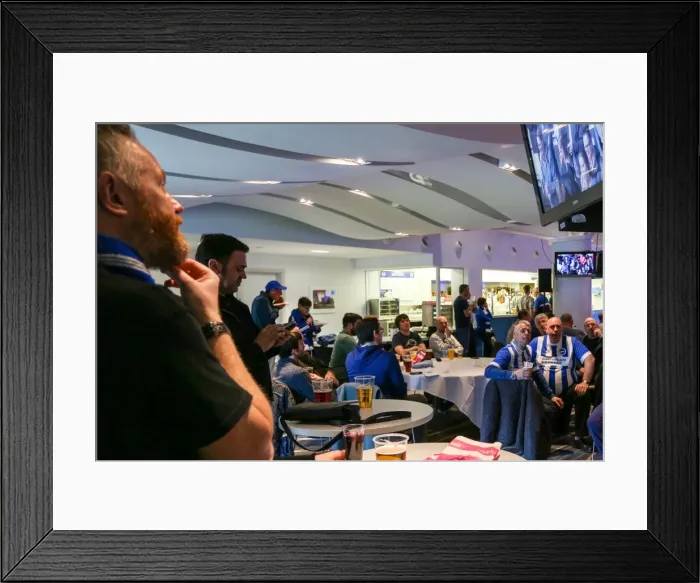 Framed Print : Brighton and Hove Albion vs Charlton: Beamback Atmosphere, American Express Community Stadium (23 April 2016) Framed Print : Brighton and Hove Albion vs Charlton: Beamback Atmosphere, American Express Community Stadium (23 April 2016)