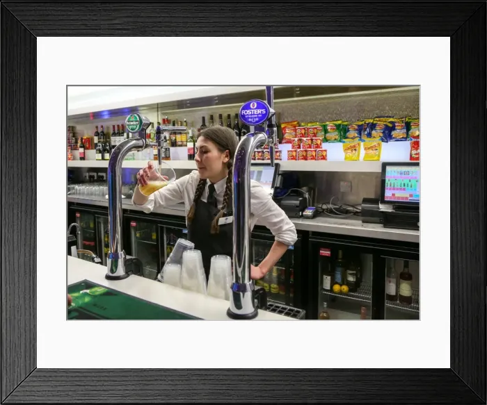 Framed Print : Beamback: Brighton & Hove Albion vs. Charlton, Sky Bet Championship (23 April 2016)