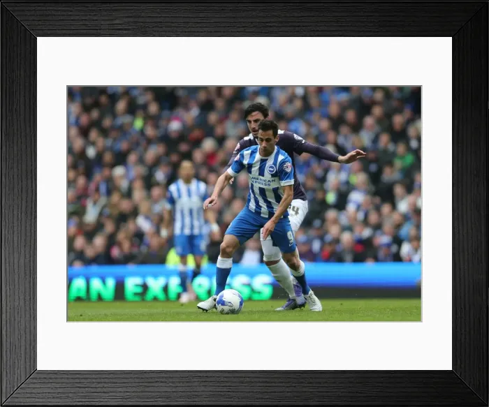 Framed Print : Intense Championship Showdown: Brighton and Hove Albion vs. Derby County (02.05.2016) Framed Print : Intense Championship Showdown: Brighton and Hove Albion vs. Derby County (02.05.2016)