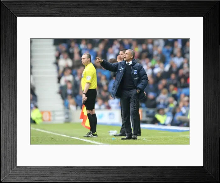 Framed Print : Intense Championship Showdown: Brighton & Hove Albion vs. Derby County (02 / 05 / 2016) Framed Print : Intense Championship Showdown: Brighton & Hove Albion vs. Derby County (02 / 05 / 2016)