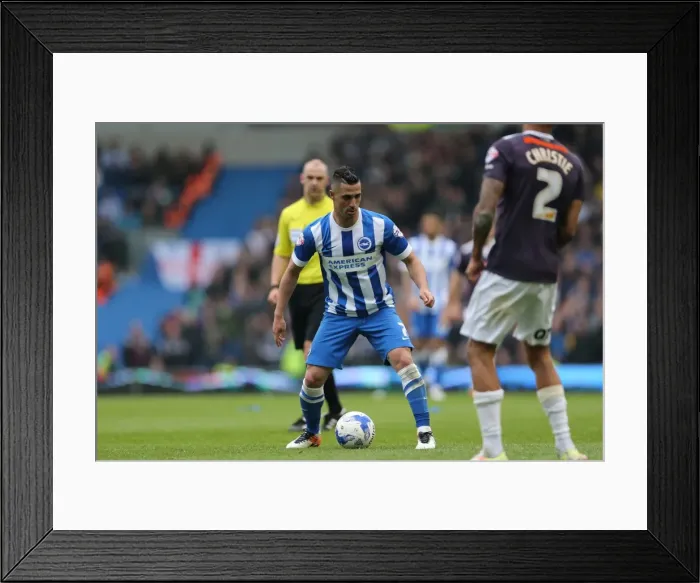 Framed Print : Intense Championship Showdown: Brighton & Hove Albion vs. Derby County (02 / 05 / 2016) Framed Print : Intense Championship Showdown: Brighton & Hove Albion vs. Derby County (02 / 05 / 2016)