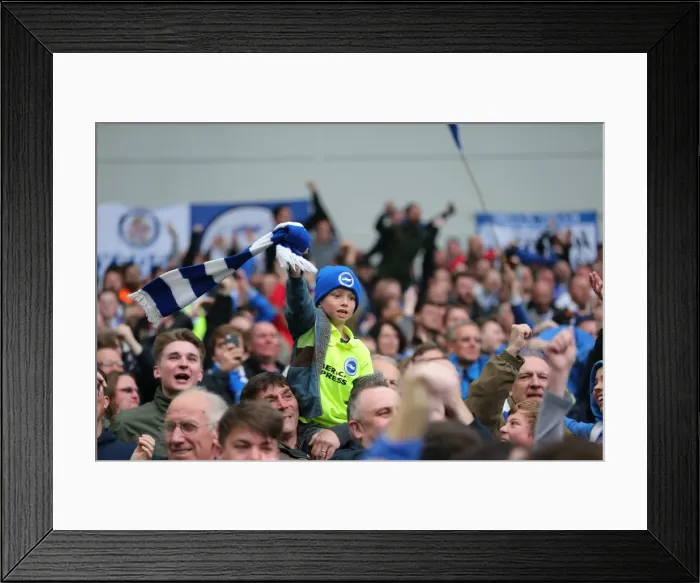 Framed Print : Intense Championship Showdown: Brighton and Hove Albion vs. Derby County (02.05.2016) Framed Print : Intense Championship Showdown: Brighton and Hove Albion vs. Derby County (02.05.2016)