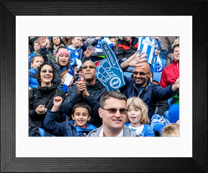 Framed Print : Brighton and Hove Albion FC: Championship Victory Celebration vs. Derby County (02MAY16) Framed Print : Brighton and Hove Albion FC: Championship Victory Celebration vs. Derby County (02MAY16)