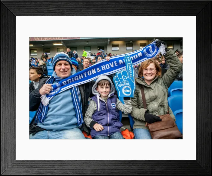 Framed Print : Brighton and Hove Albion FC: Championship Victory Celebration vs. Derby County (02MAY16) Framed Print : Brighton and Hove Albion FC: Championship Victory Celebration vs. Derby County (02MAY16)