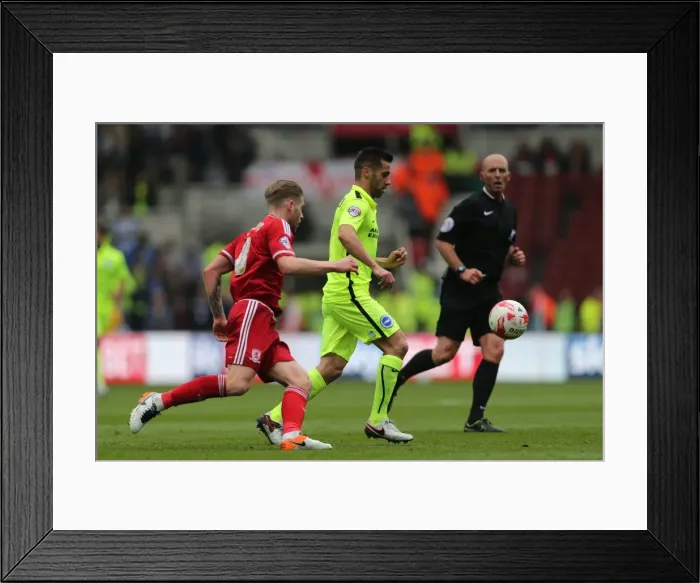 Framed Print : Intense Championship Showdown: Middlesbrough vs. Brighton & Hove Albion at Riverside Stadium (07 / 05 / 2016) Framed Print : Intense Championship Showdown: Middlesbrough vs. Brighton & Hove Albion at Riverside Stadium (07 / 05 / 2016)