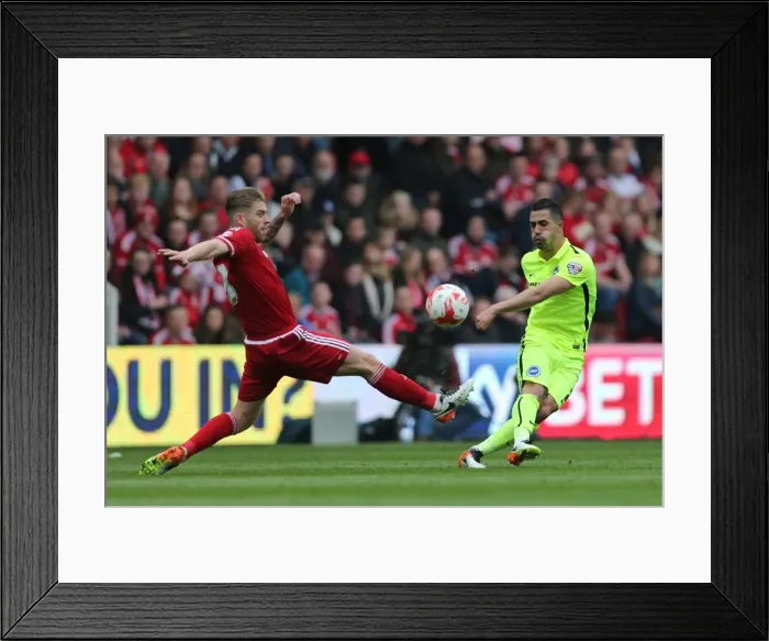 Framed Print : Intense Championship Showdown: Middlesbrough vs. Brighton and Hove Albion at Riverside Stadium (07 / 05 / 2016) Framed Print : Intense Championship Showdown: Middlesbrough vs. Brighton and Hove Albion at Riverside Stadium (07 / 05 / 2016)