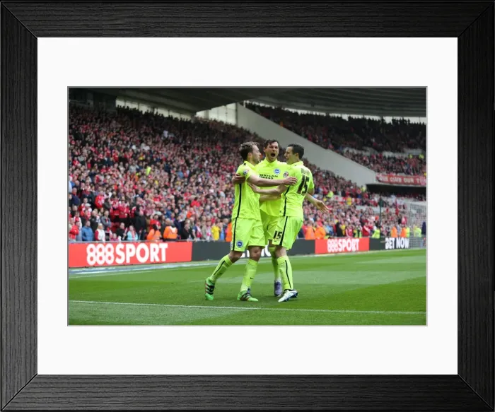 Framed Print : Championship Showdown: Middlesbrough vs. Brighton & Hove Albion at Riverside Stadium (07 / 05 / 2016)