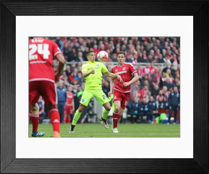 Framed Print : Intense Championship Showdown: Middlesbrough vs. Brighton & Hove Albion at Riverside Stadium (May 7, 2016) Framed Print : Intense Championship Showdown: Middlesbrough vs. Brighton & Hove Albion at Riverside Stadium (May 7, 2016)