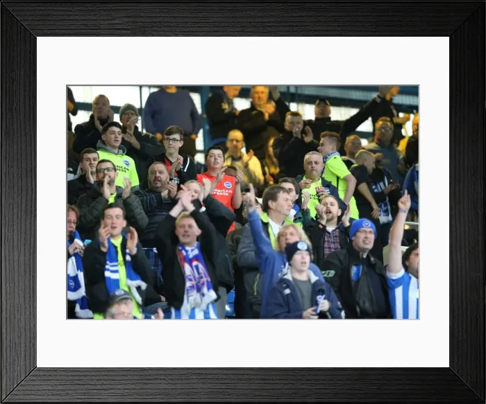 Framed Print : Brighton and Hove Albion vs Sheffield Wednesday: Sky Bet Championship Play-Off Showdown at Hillsborough (May 2016)