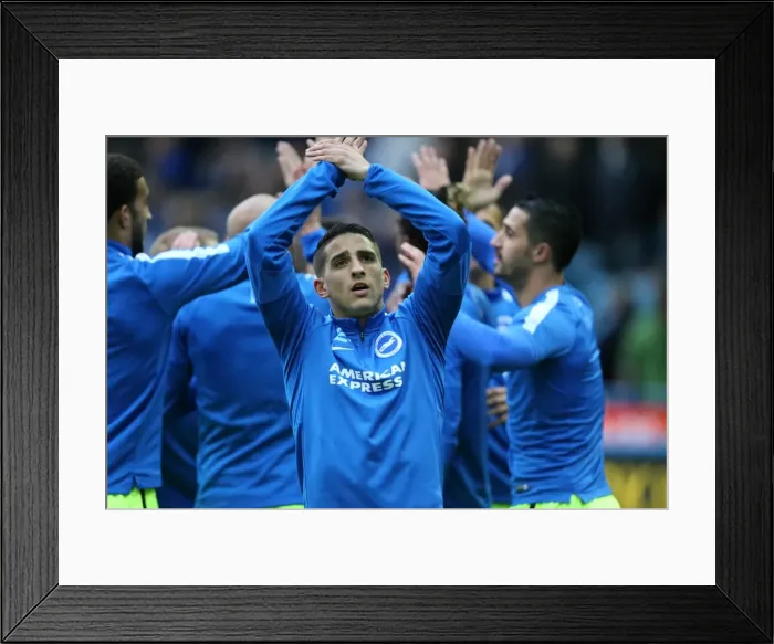Framed Print : Brighton and Hove Albion vs. Sheffield Wednesday: Championship Play-Off Clash at Hillsborough (May 2016) Framed Print : Brighton and Hove Albion vs. Sheffield Wednesday: Championship Play-Off Clash at Hillsborough (May 2016)
