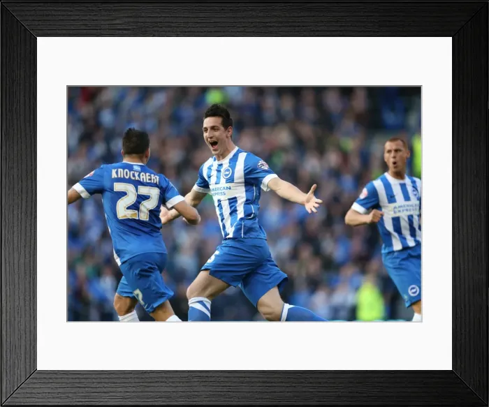 Framed Print : Brighton and Hove Albion vs. Sheffield Wednesday: Sky Bet Championship Play-Off Showdown at American Express Community Stadium (16 May 2016) Framed Print : Brighton and Hove Albion vs. Sheffield Wednesday: Sky Bet Championship Play-Off Showdown at American Express Community Stadium (16 May 2016)