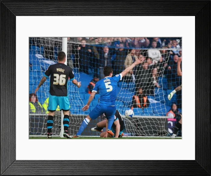 Framed Print : Brighton's Lewis Dunk Scores Decisive Goal in Play-Off Clash vs. Sheffield Wednesday (16MAY16) Framed Print : Brighton's Lewis Dunk Scores Decisive Goal in Play-Off Clash vs. Sheffield Wednesday (16MAY16)