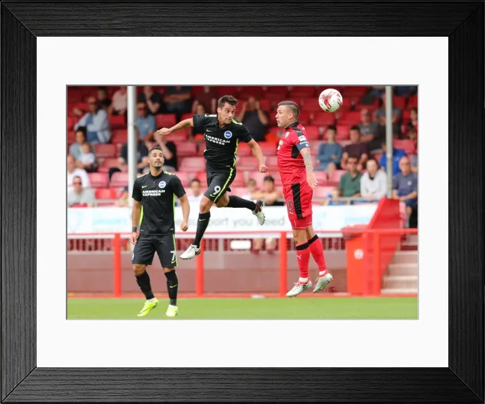 Framed Print : Brighton and Hove Albion's Pre-season Challenge: Crawley Town vs. Brighton at Checkatrade Stadium (16th July 2016) Framed Print : Brighton and Hove Albion's Pre-season Challenge: Crawley Town vs. Brighton at Checkatrade Stadium (16th July 2016)