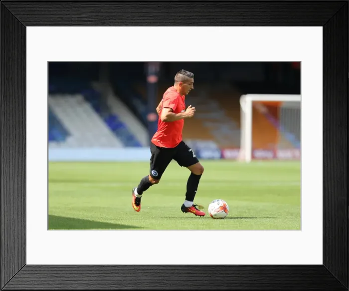 Framed Print : Pre-season Championship Showdown: Luton Town vs. Brighton & Hove Albion (23rd July 2016)