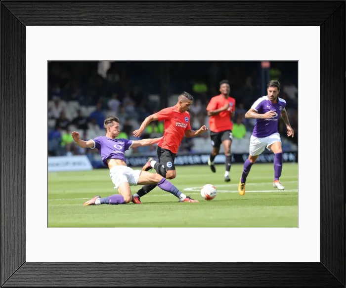 Framed Print : Pre-season Championship Showdown: Luton Town vs. Brighton and Hove Albion (23rd July 2016)