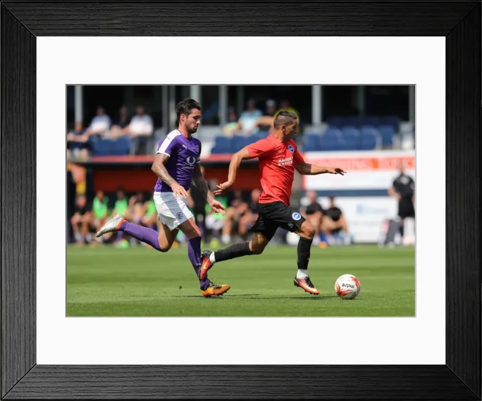 Framed Print : Pre-season Championship Showdown: Luton Town vs. Brighton & Hove Albion (23rd July 2016) Framed Print : Pre-season Championship Showdown: Luton Town vs. Brighton & Hove Albion (23rd July 2016)