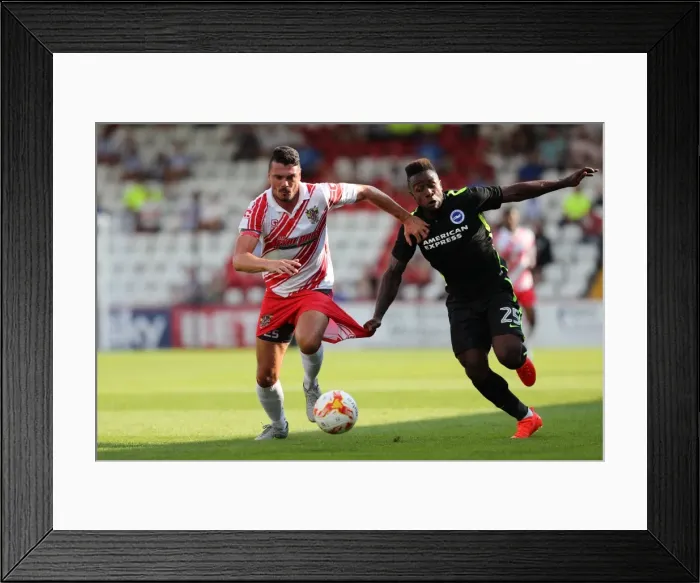 Framed Print : Brighton and Hove Albion Take on Stevenage in Pre-Season Championship Clash at The Lamex Stadium (23JUL16) Framed Print : Brighton and Hove Albion Take on Stevenage in Pre-Season Championship Clash at The Lamex Stadium (23JUL16)