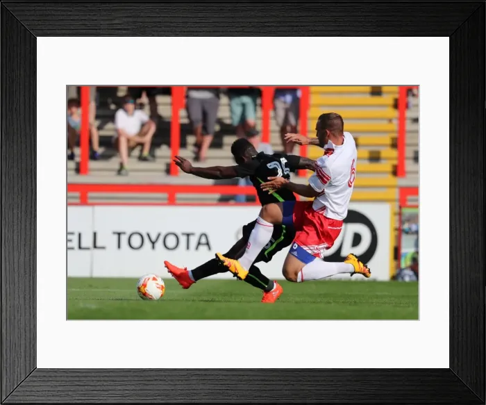 Framed Print : Pre-season Championship Clash: Stevenage vs. Brighton & Hove Albion at The Lamex Stadium (23JUL16) Framed Print : Pre-season Championship Clash: Stevenage vs. Brighton & Hove Albion at The Lamex Stadium (23JUL16)