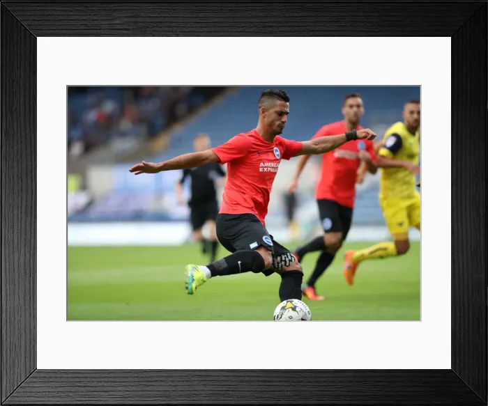 Framed Print : Pre-season Clash: Oxford United vs. Brighton & Hove Albion at Kassam Stadium (July 2016)
