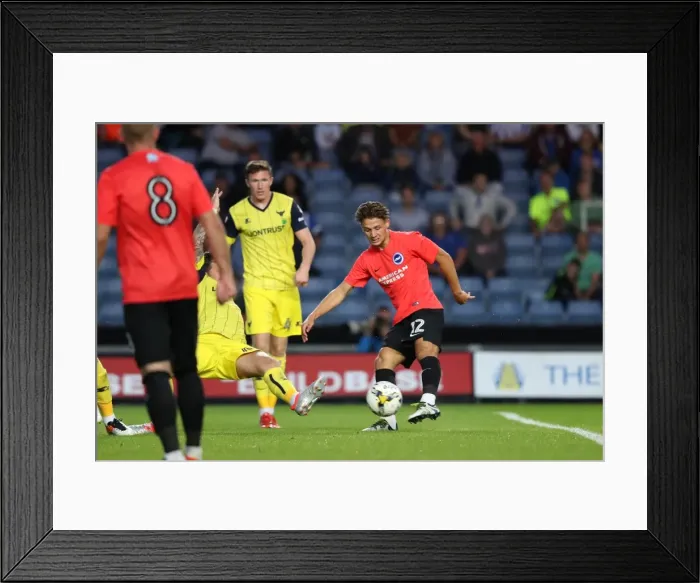 Framed Print : Pre-season Championship Clash: Oxford United vs. Brighton and Hove Albion at Kassam Stadium (July 2016) Framed Print : Pre-season Championship Clash: Oxford United vs. Brighton and Hove Albion at Kassam Stadium (July 2016)