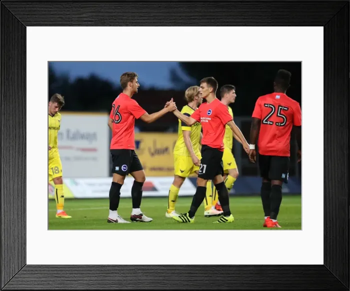 Framed Print : Pre-season Championship Clash: Oxford United vs. Brighton & Hove Albion at Kassam Stadium (26th July 2016) Framed Print : Pre-season Championship Clash: Oxford United vs. Brighton & Hove Albion at Kassam Stadium (26th July 2016)