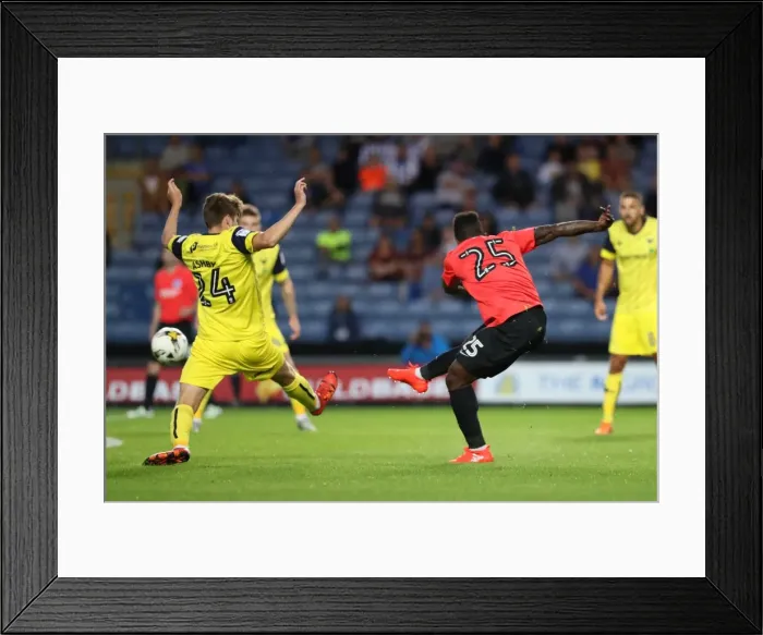 Framed Print : Pre-Season Championship Clash: Oxford United vs. Brighton & Hove Albion at Kassam Stadium (July 2016)
