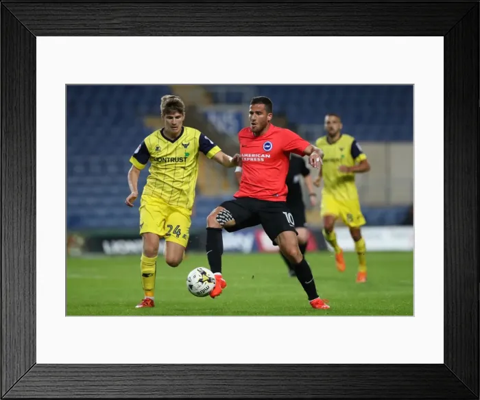 Framed Print : Pre-season Championship Clash: Oxford United vs. Brighton & Hove Albion at Kassam Stadium (July 2016) Framed Print : Pre-season Championship Clash: Oxford United vs. Brighton & Hove Albion at Kassam Stadium (July 2016)