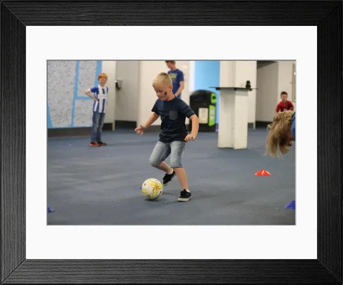 Framed Print : Young Seagulls in Action: Open Training Session at Brighton & Hove Albion FC (July 2016) Framed Print : Young Seagulls in Action: Open Training Session at Brighton & Hove Albion FC (July 2016)