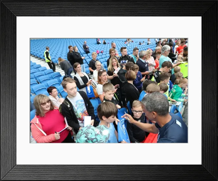 Framed Print : Young Seagulls in Action: Open Training Session at Brighton & Hove Albion FC (July 2016) Framed Print : Young Seagulls in Action: Open Training Session at Brighton & Hove Albion FC (July 2016)