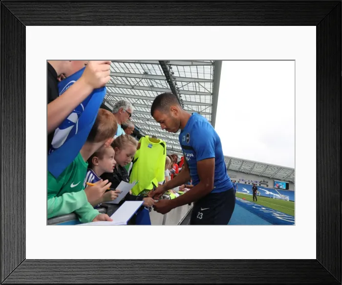 Framed Print : Young Seagulls in Action: Open Training Session at Brighton & Hove Albion FC (July 2016) Framed Print : Young Seagulls in Action: Open Training Session at Brighton & Hove Albion FC (July 2016)