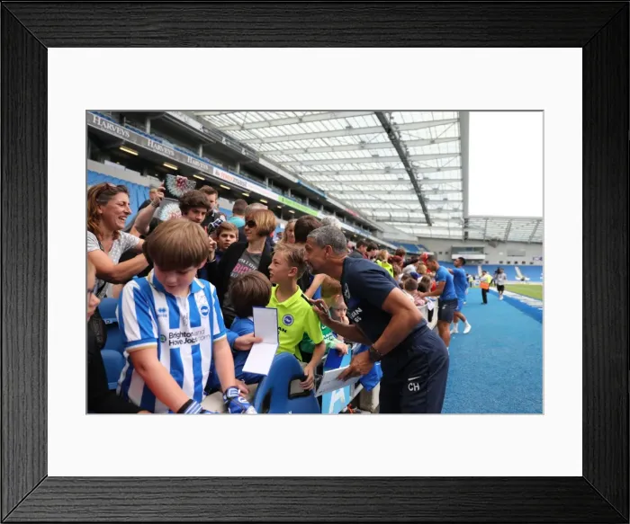 Framed Print : Young Seagulls in Action: Open Training Session at Brighton & Hove Albion FC (July 2016) Framed Print : Young Seagulls in Action: Open Training Session at Brighton & Hove Albion FC (July 2016)