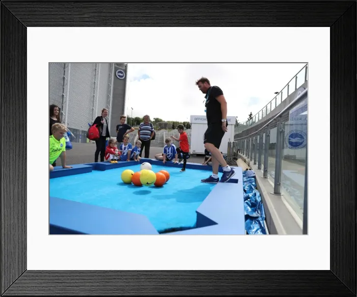 Framed Print : Young Seagulls in Action: Open Training Session at Brighton & Hove Albion FC (29th July 2016) Framed Print : Young Seagulls in Action: Open Training Session at Brighton & Hove Albion FC (29th July 2016)