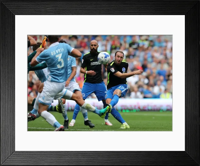 Framed Print : Brighton & Hove Albion vs. SS Lazio: Pre-Season Clash at American Express Community Stadium (July 31, 2016) Framed Print : Brighton & Hove Albion vs. SS Lazio: Pre-Season Clash at American Express Community Stadium (July 31, 2016)