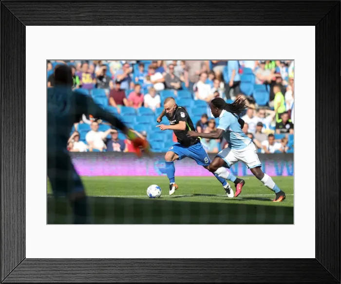 Framed Print : Brighton and Hove Albion vs. SS Lazio: Pre-season Clash at American Express Community Stadium (July 31, 2016) Framed Print : Brighton and Hove Albion vs. SS Lazio: Pre-season Clash at American Express Community Stadium (July 31, 2016)