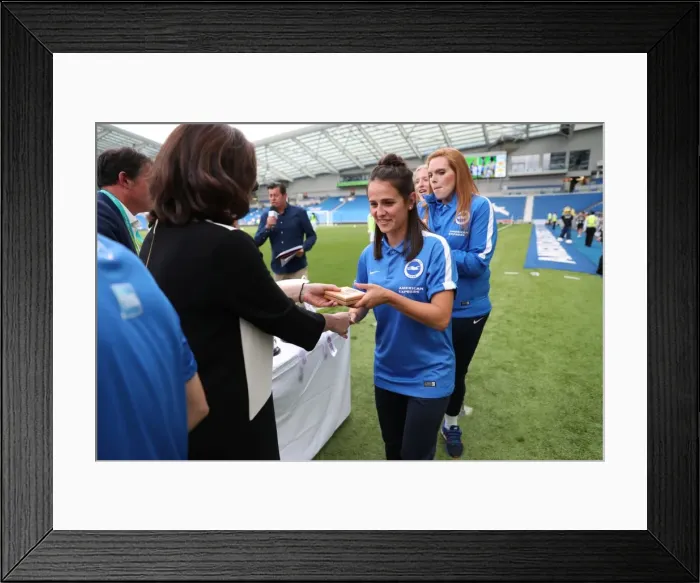Framed Print : Brighton and Hove Albion Women's Team Celebrate Pre-Season Trophy Victory over SS Lazio (31st July 2016) Framed Print : Brighton and Hove Albion Women's Team Celebrate Pre-Season Trophy Victory over SS Lazio (31st July 2016)