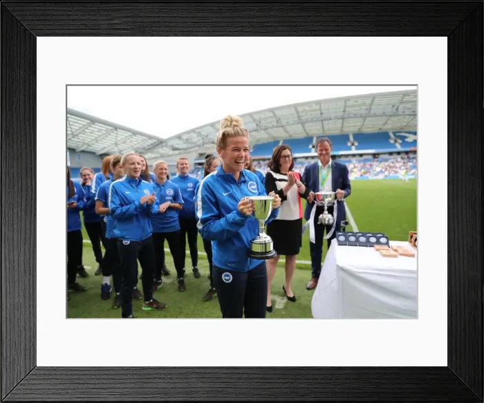 Framed Print : Brighton and Hove Albion Women's Trophy Lift: Pre-Season Clash Against S.S. Lazio (31JUL16) Framed Print : Brighton and Hove Albion Women's Trophy Lift: Pre-Season Clash Against S.S. Lazio (31JUL16)