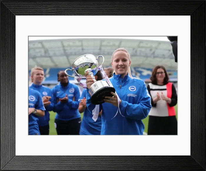 Framed Print : Brighton & Hove Albion Women's Team Lift the Trophy: Pre-Season Victory against S.S. Lazio (31JUL16) Framed Print : Brighton & Hove Albion Women's Team Lift the Trophy: Pre-Season Victory against S.S. Lazio (31JUL16)