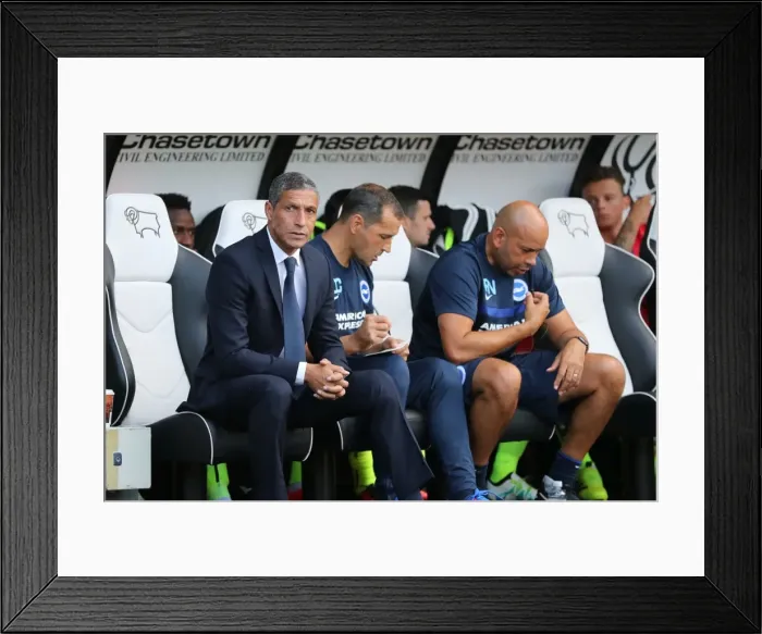 Framed Print : EFL Sky Bet Championship: Derby County vs. Brighton and Hove Albion Clash at iPro Stadium (06AUG16) Framed Print : EFL Sky Bet Championship: Derby County vs. Brighton and Hove Albion Clash at iPro Stadium (06AUG16)
